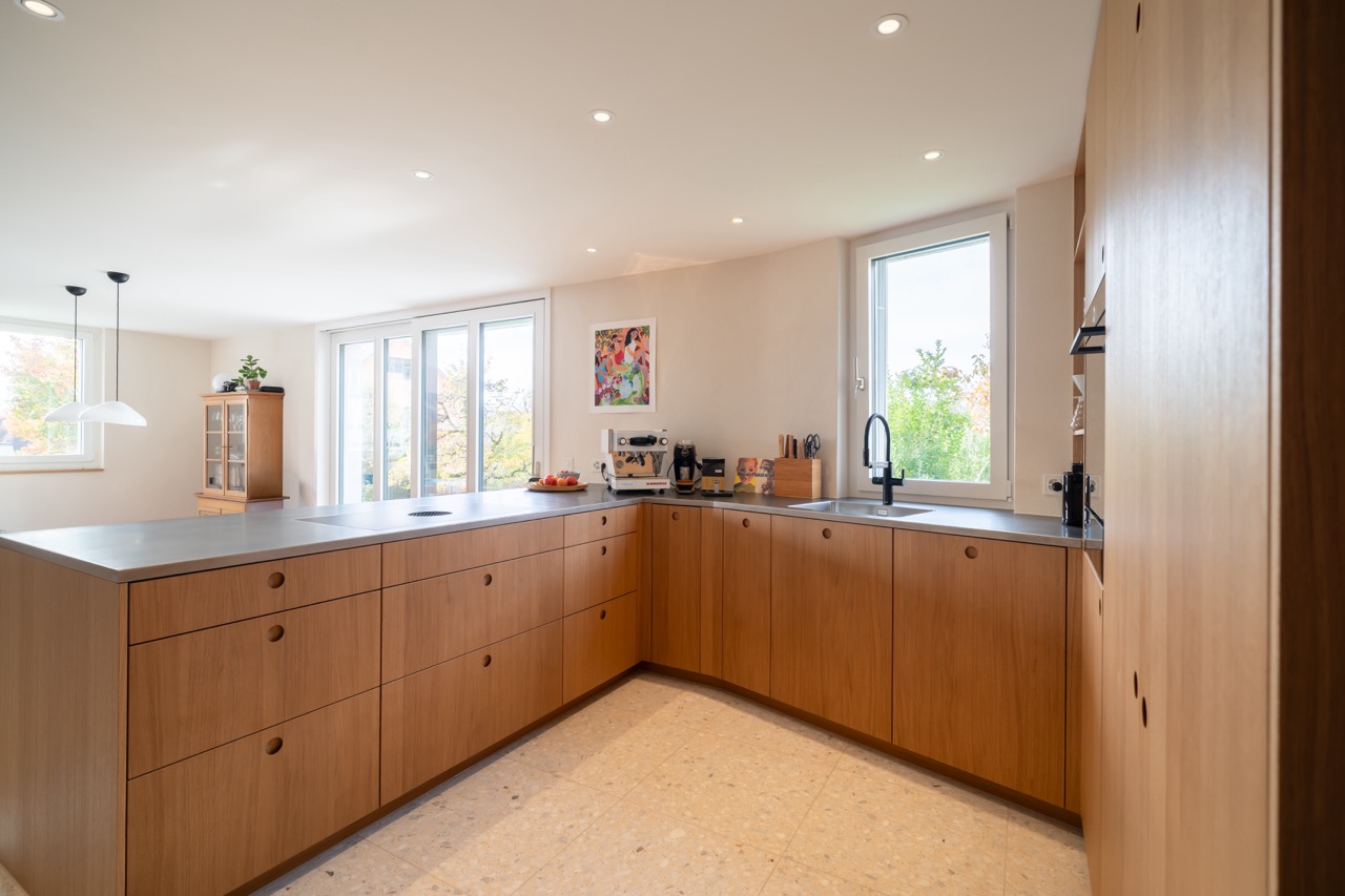 Küchenzeile in Eiche 