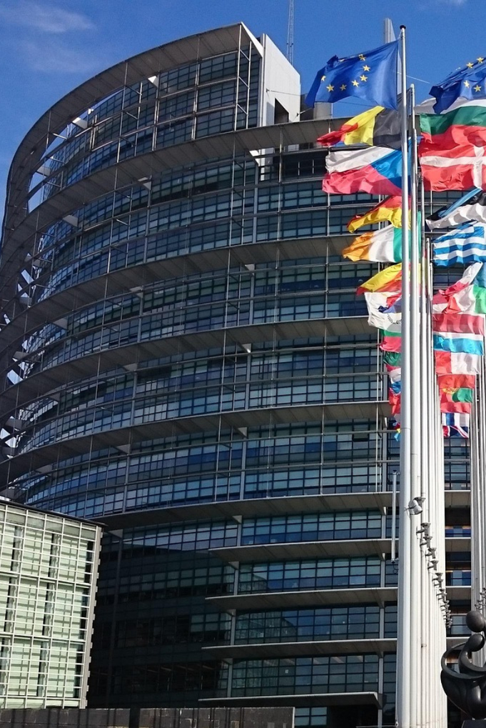 Facade du parlement européen