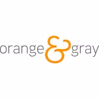 Orange and Gray Logo