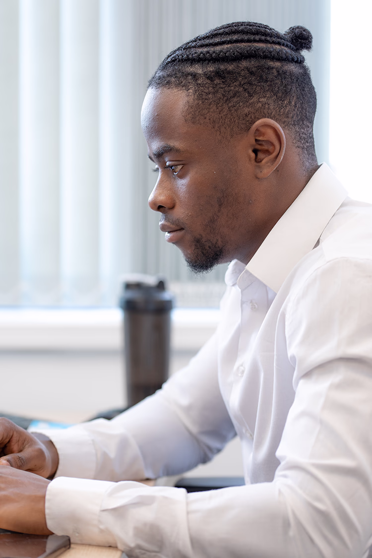 Bellrock worker in office