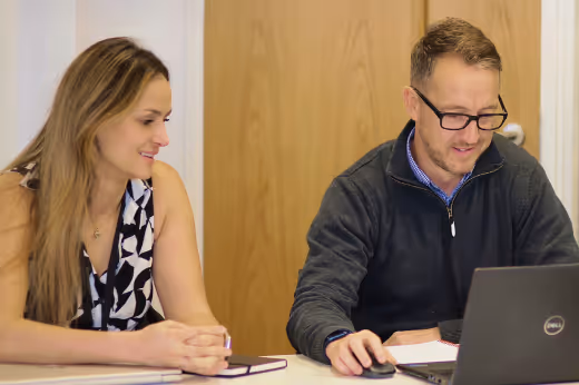 Bellrock academy people working in the office