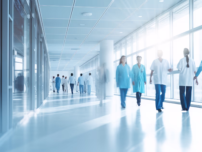 Six facet surveys for NHS Trusts: picture of hospital building
