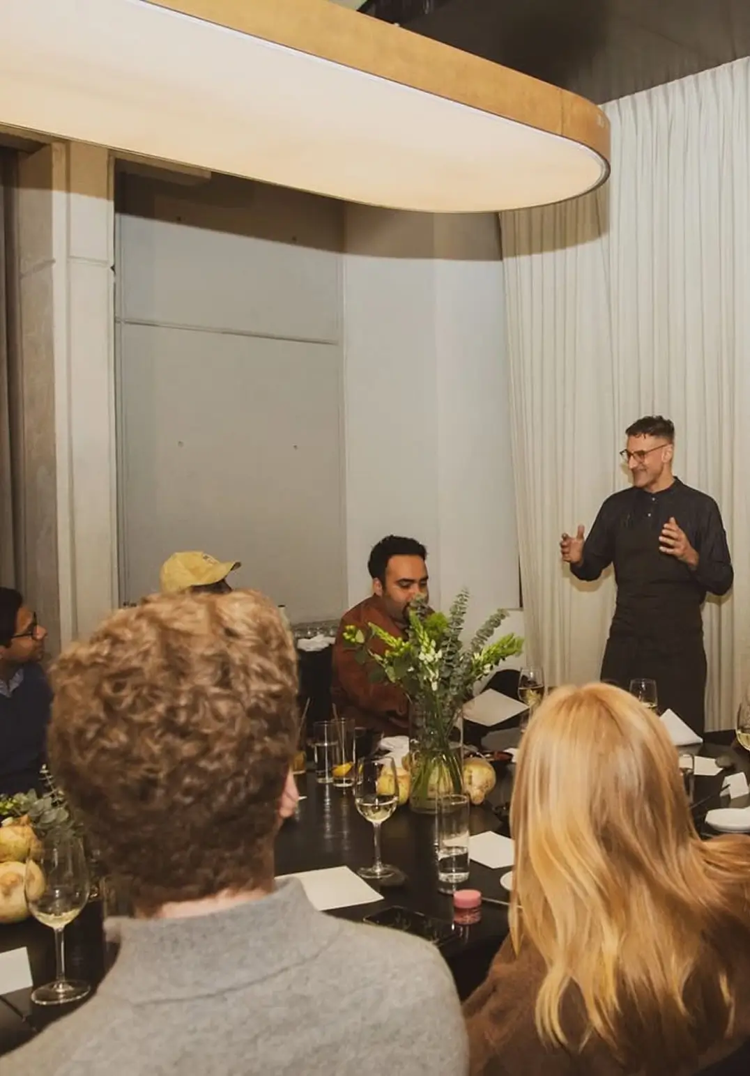 Spring Place member speaking in a collaborative conference setting
