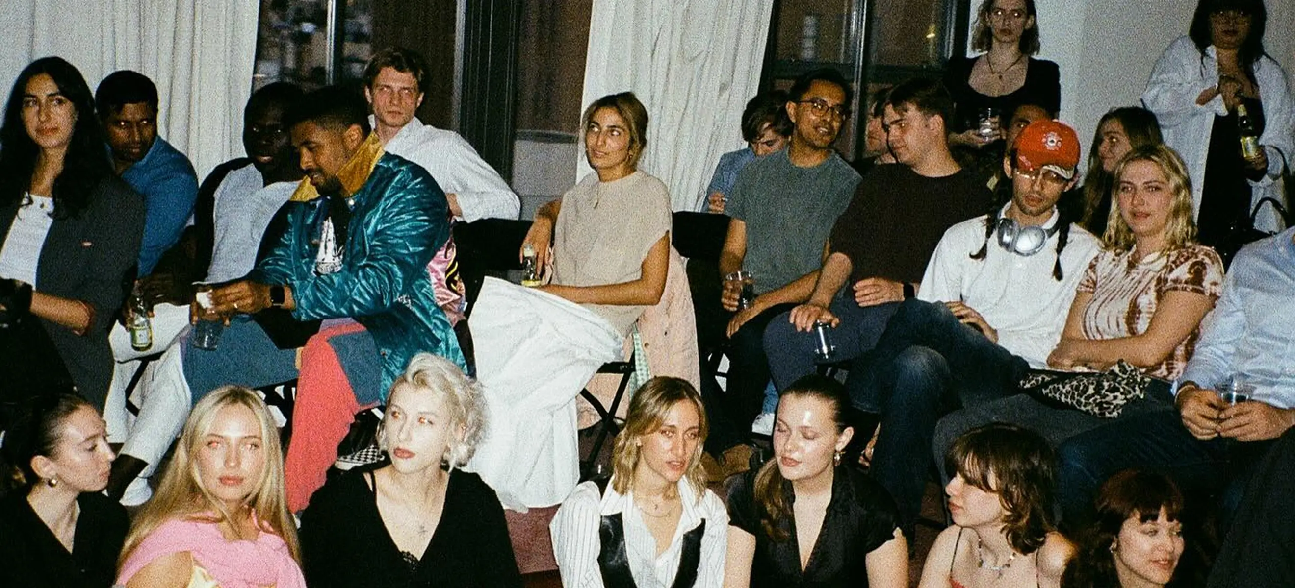 Group photo of guests at Spring Place during a social or professional gathering
