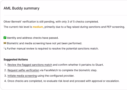 One link. Client does the rest.