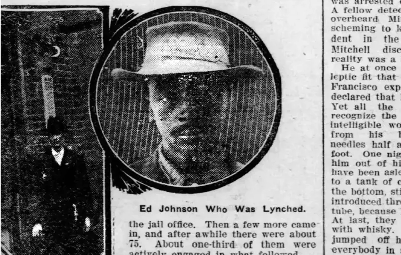 Ed Johnson newspaper