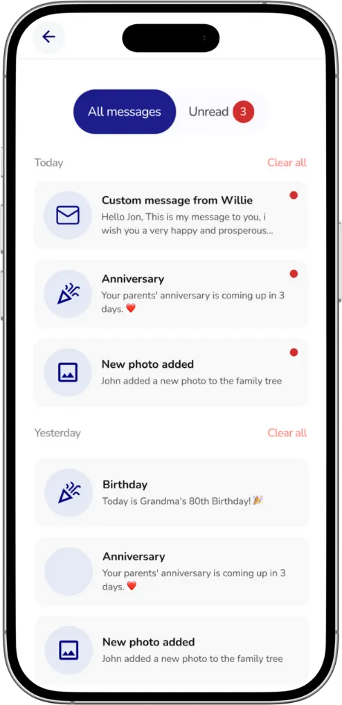 antlers custom message