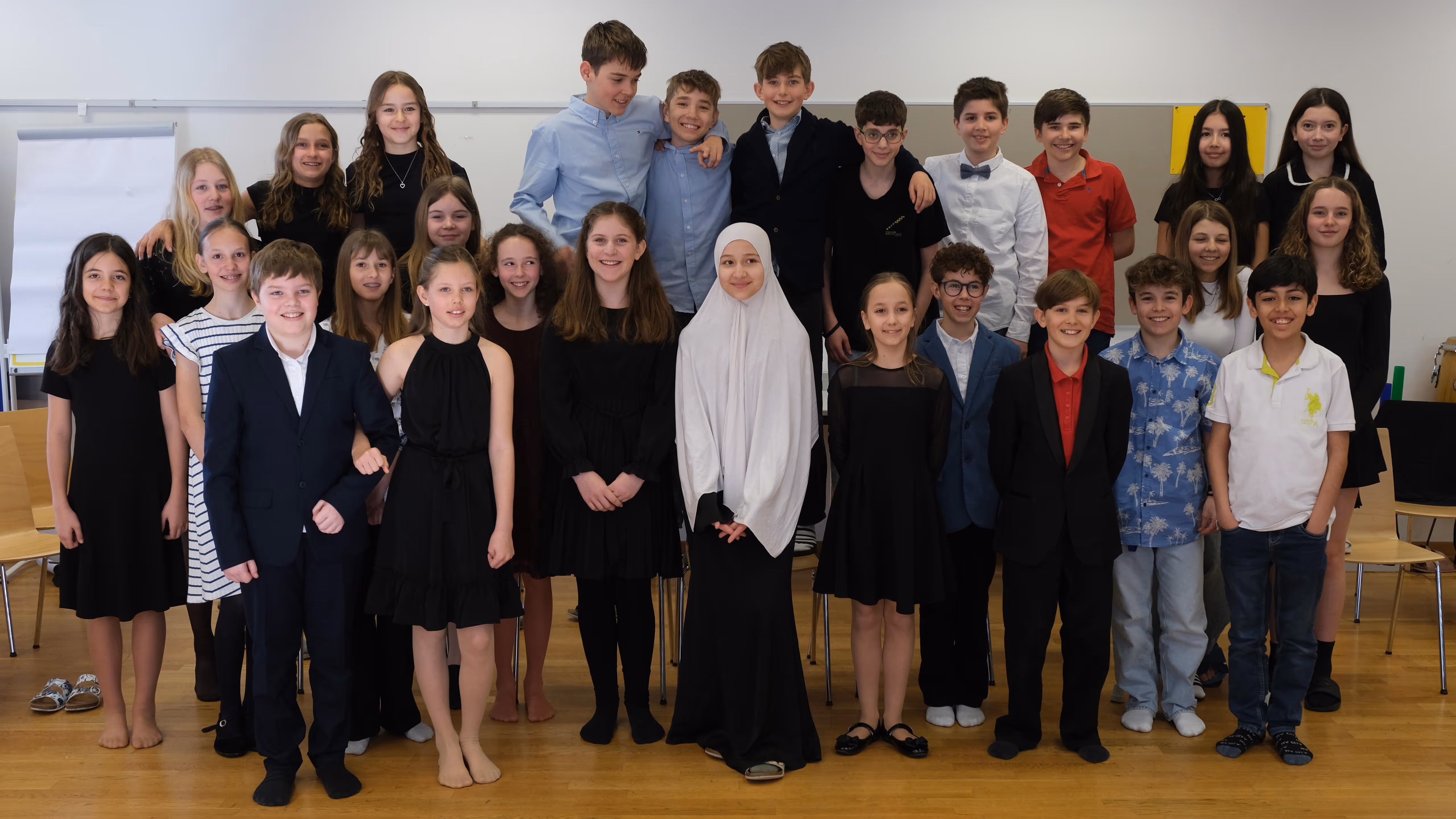 Walzerwettbewerb in der 2a