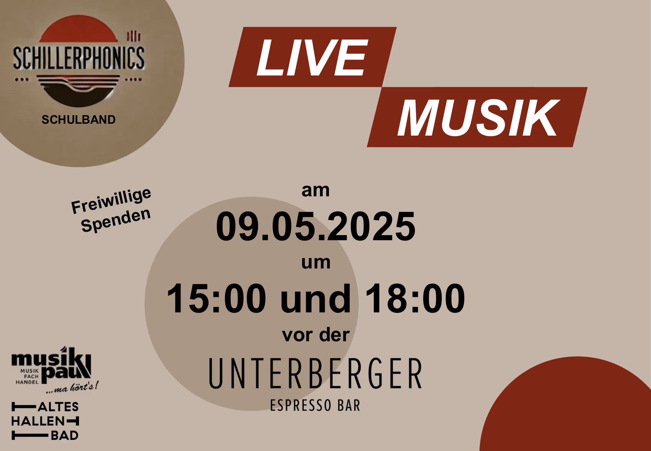 Konzert der Schillerphonics