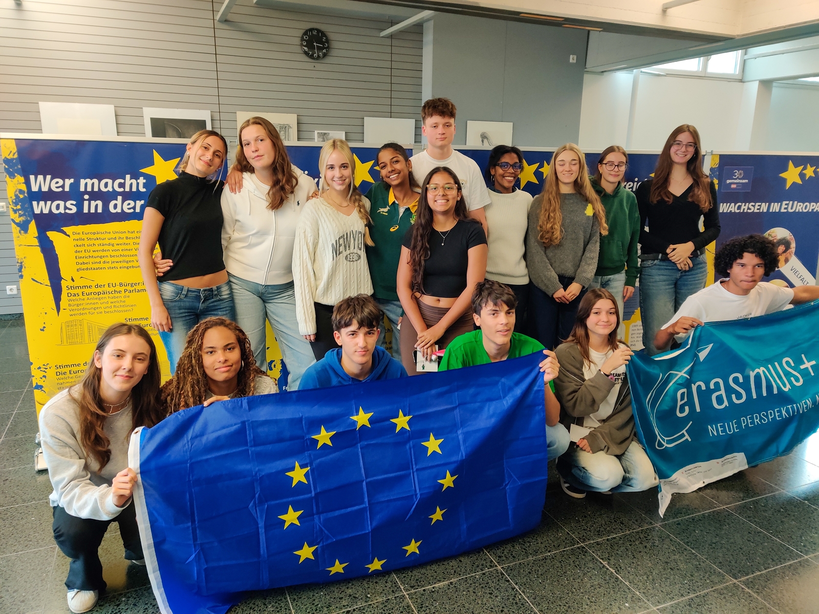Erasmus-Projekt mit Schülerinnen und Schüler aus La Réunion
