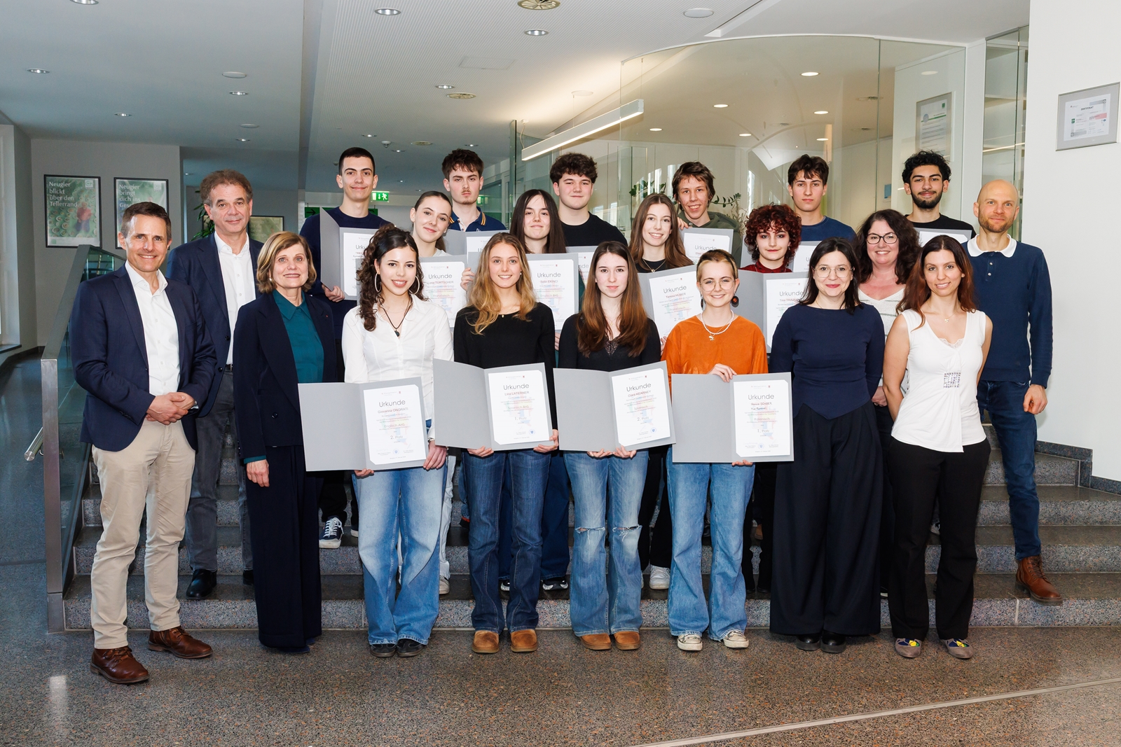 Erfolgreiche Teilnahme an den landesweiten Sprachenwettbewerben