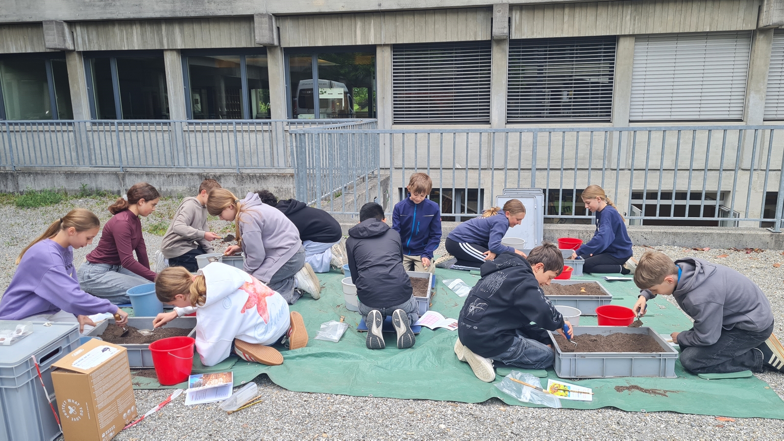 Workshop mit dem „Archäologie auf Achse“-Team