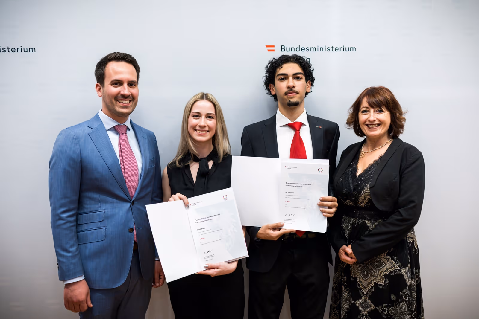 Auszeichnung im Bildungsministerium in Wien