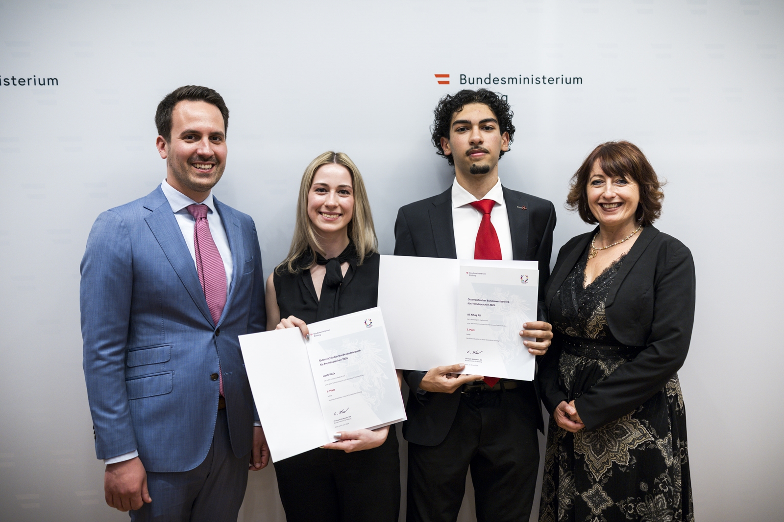 Auszeichnung im Bildungsministerium in Wien