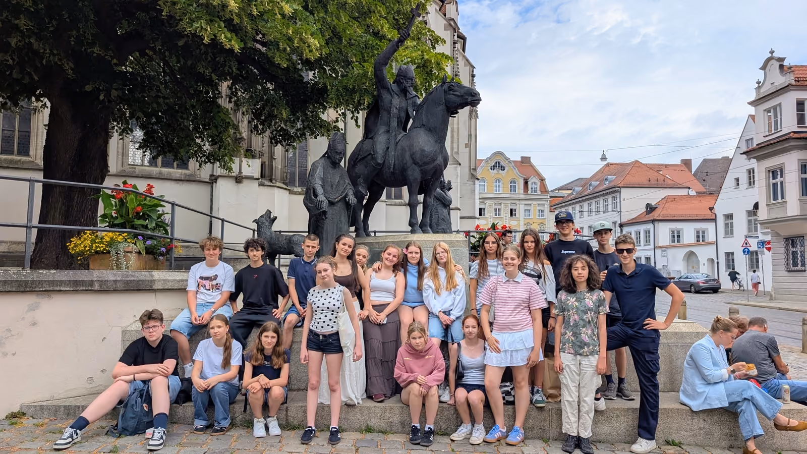 Abschlussreise der 4c nach Augsburg