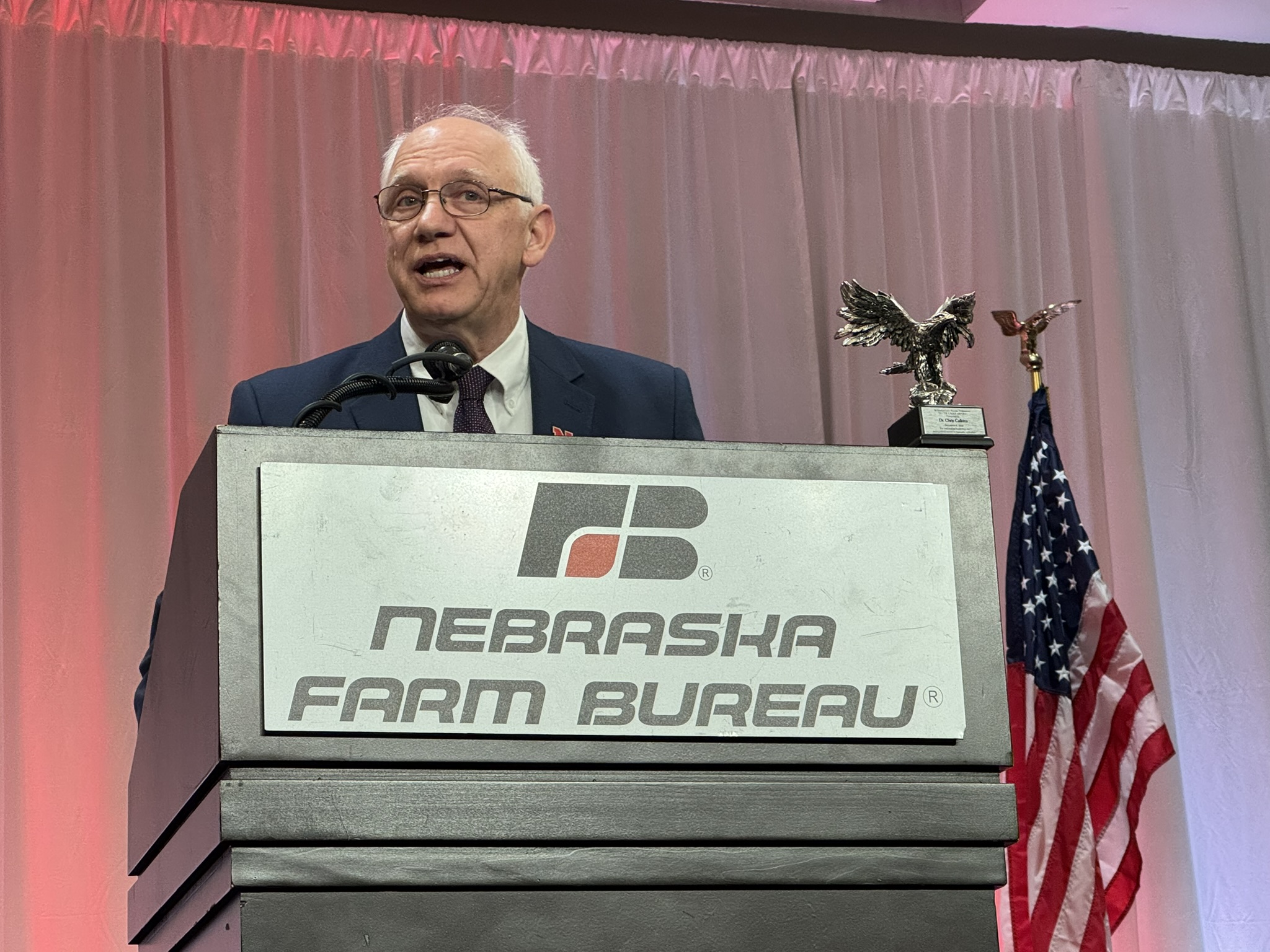 Dr. Chris Calkins Honored with Silver Eagle Award