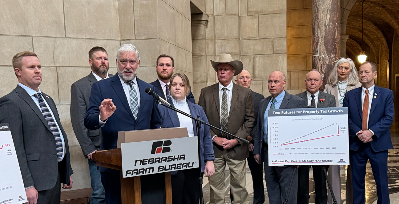 Nebraska Farm Bureau Urges Legislature to Prioritize Property Tax Reforms to Slow Property Tax Growth