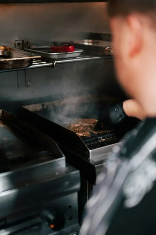 Chef cooking