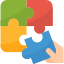 Puzzle piece icon for play-based learning