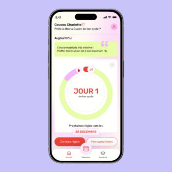 La seule app française dédiée à la santé des adolescentes