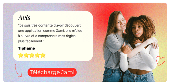 Jami, l'app de suivi des règles pensée pensée pour les ados, vérifiée par des médecin et validée par les parents.