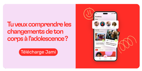 Comprendre son corps à l'adolescence avec Jami App