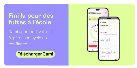 Jami app aide votre fille à gérer son cycle menstruel sans stress
