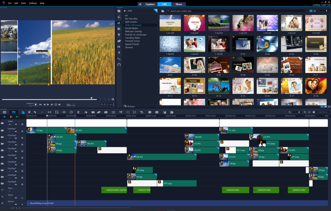 Screenshot of Filmora's video editor for Creators