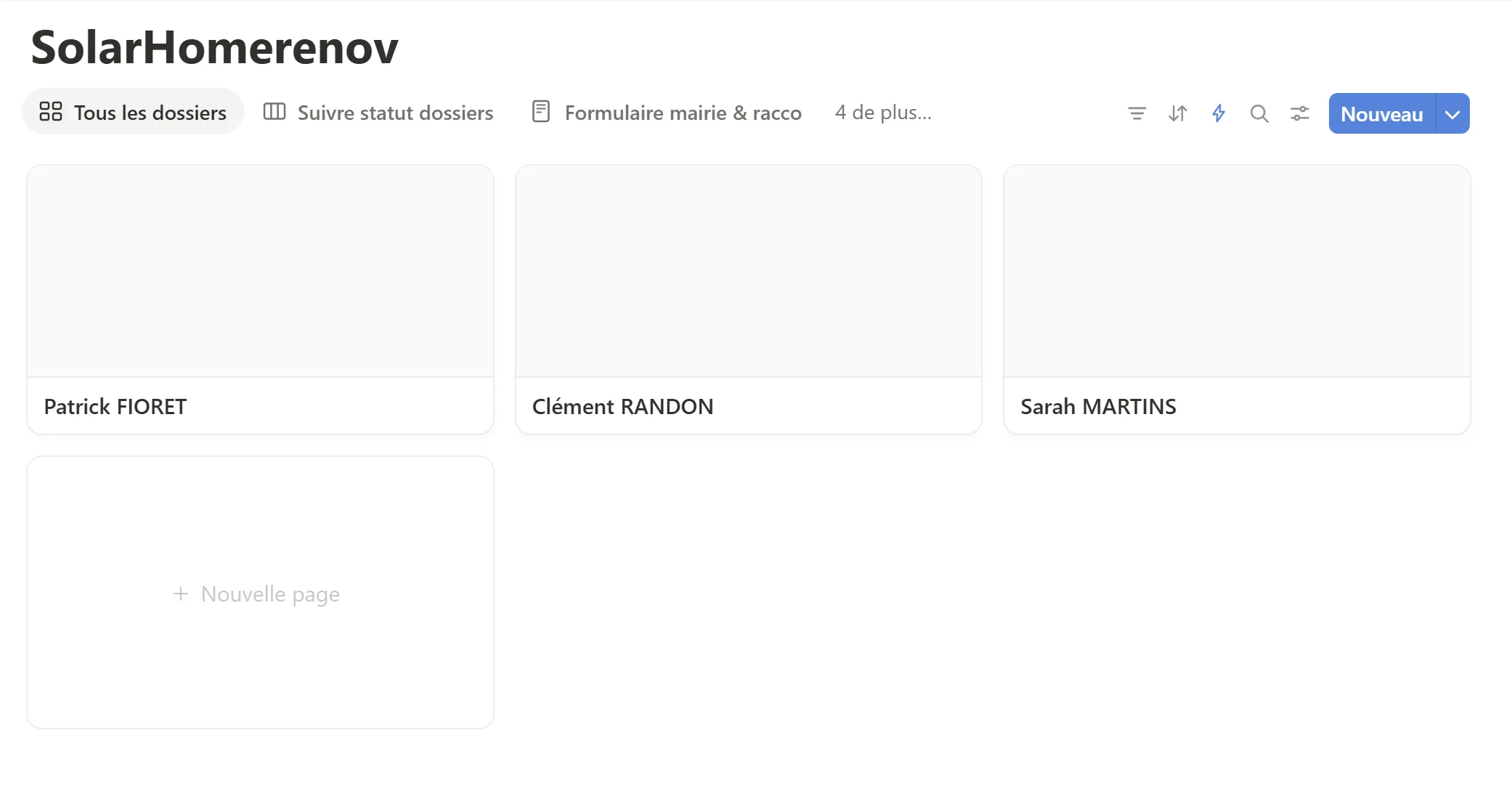 CRM pour panneaux photovoltaïque