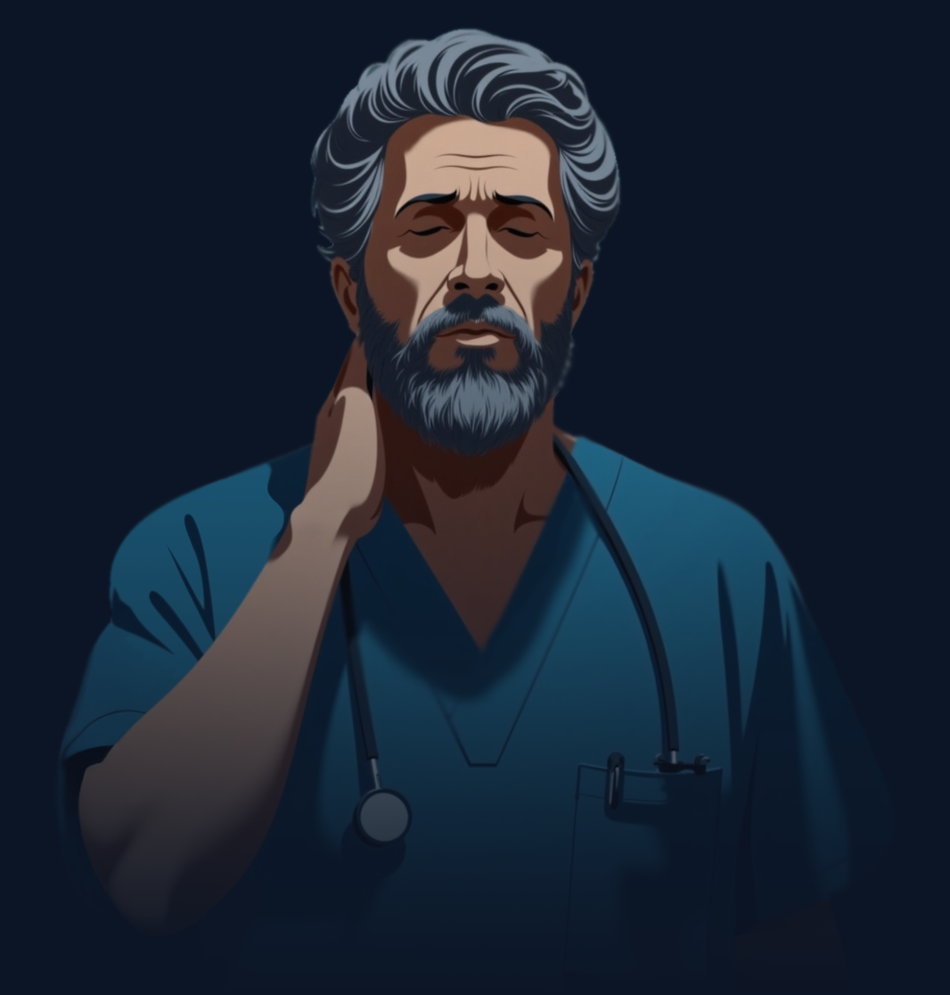 a custom illustration of a nurse for NBNU