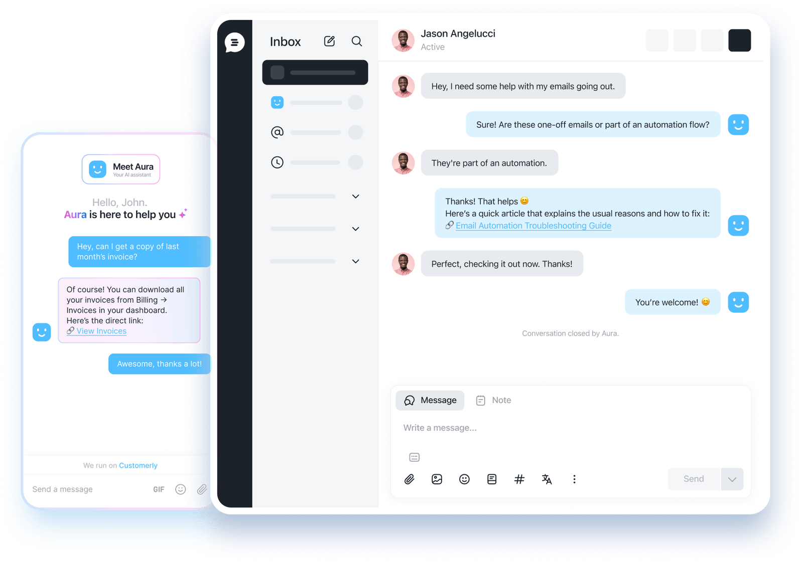 OOO (Out of Office) | Customerly