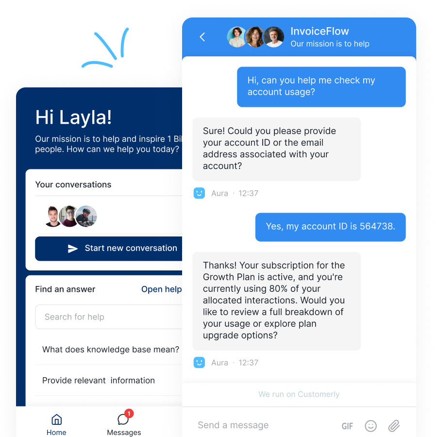 AI Live chat