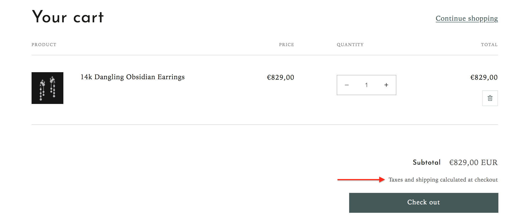 Taxes and shipping calculated at checkout
