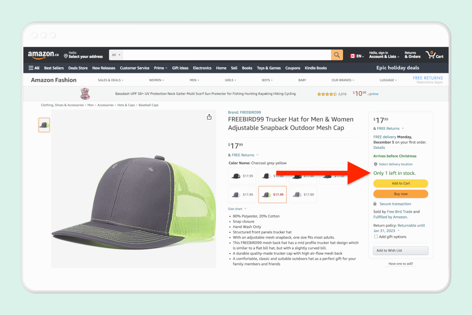 Amazon Scarcity