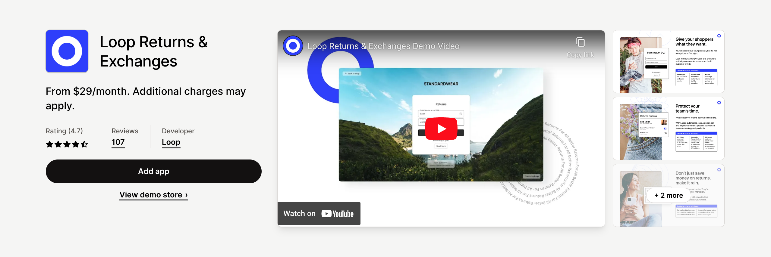 loop returns shopify app
