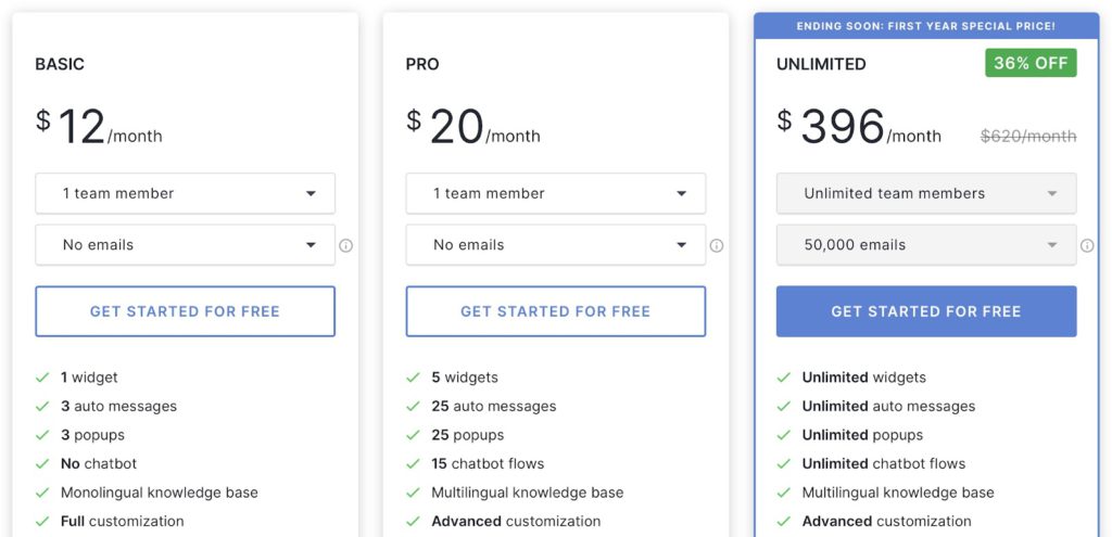 helpcrunch Pricing