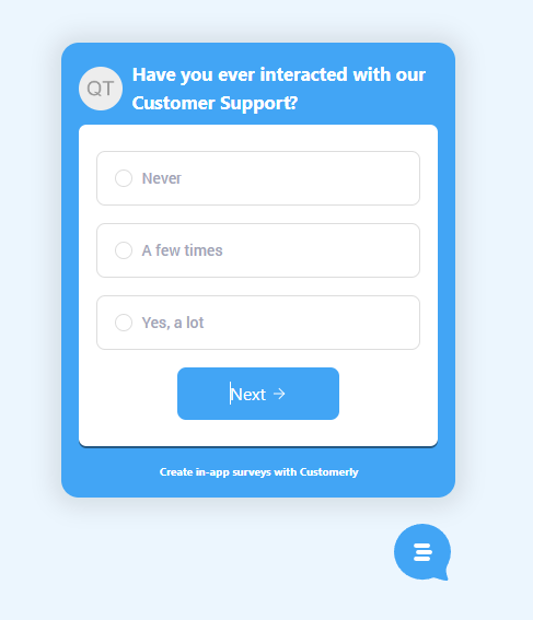 Multiple choice (radio) questions
