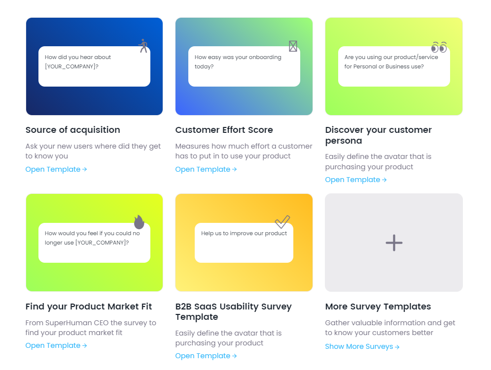 in-app surveys