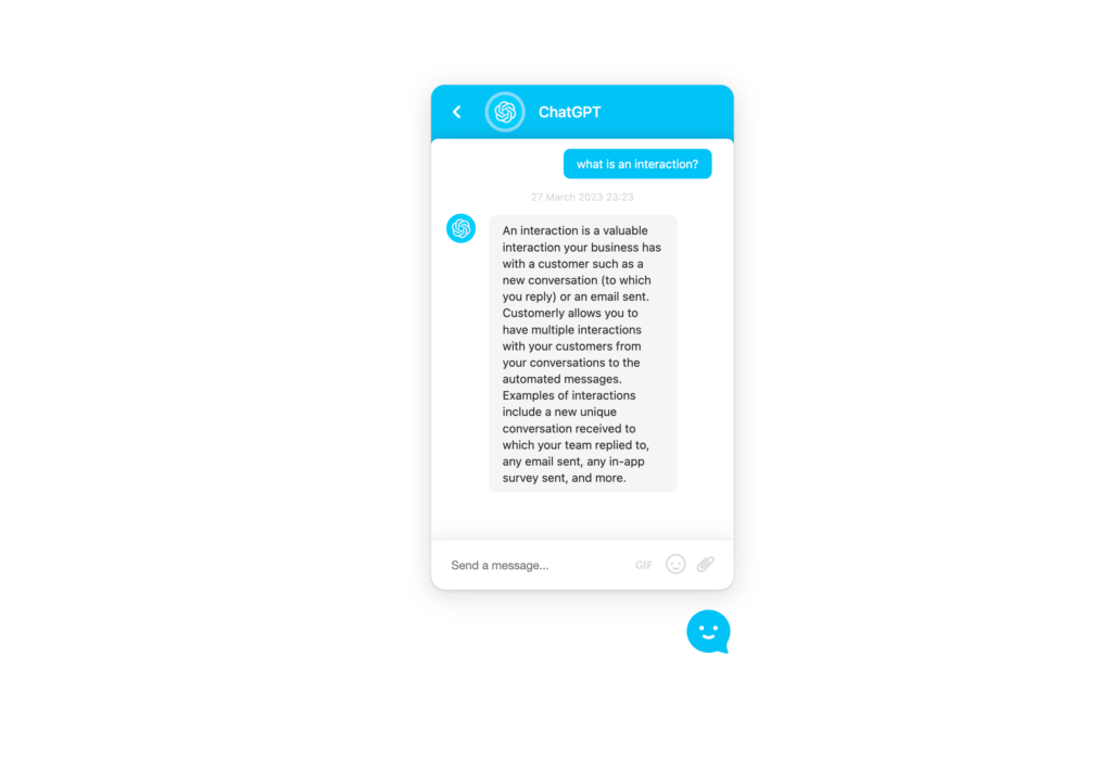 ChatGPT for Customer Service real case pricing FAQ