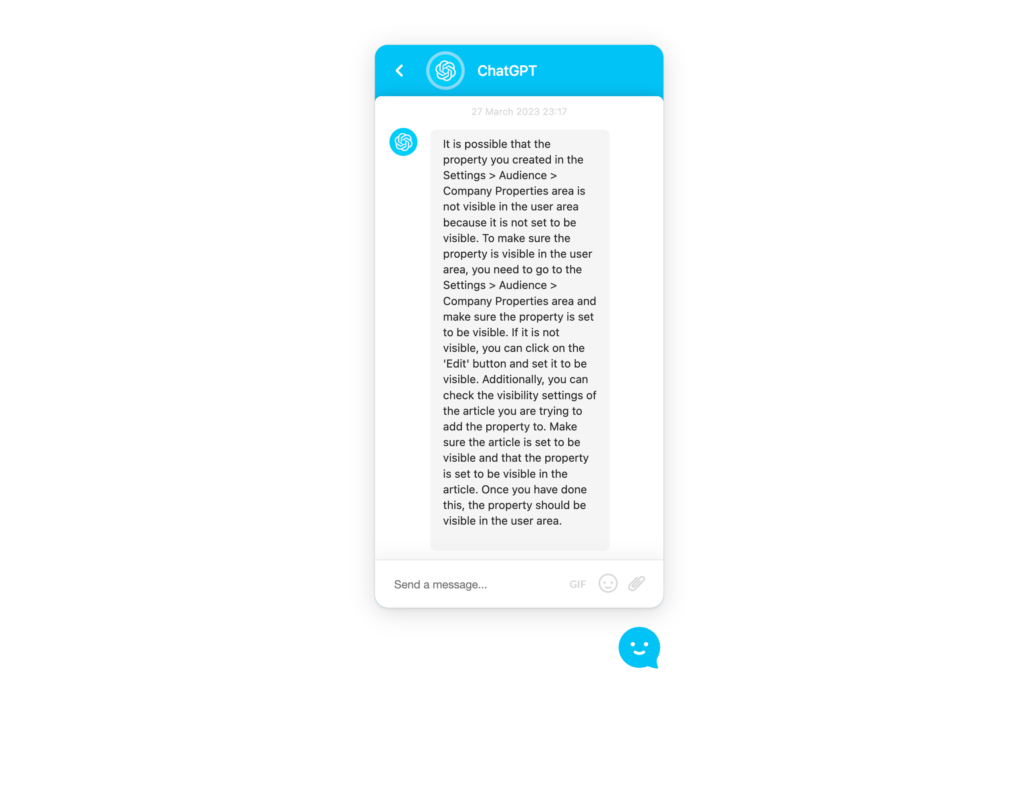 ChatGPT for Customer Service real case with a detailed problem
