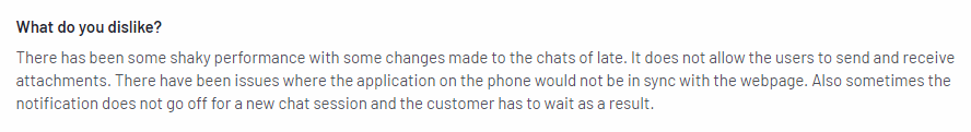 Zendesk negative review