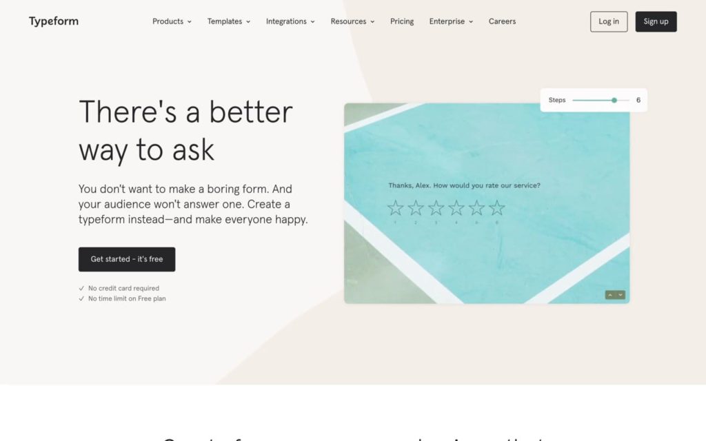 survey apps typeform