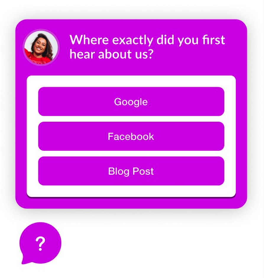 in app survey source