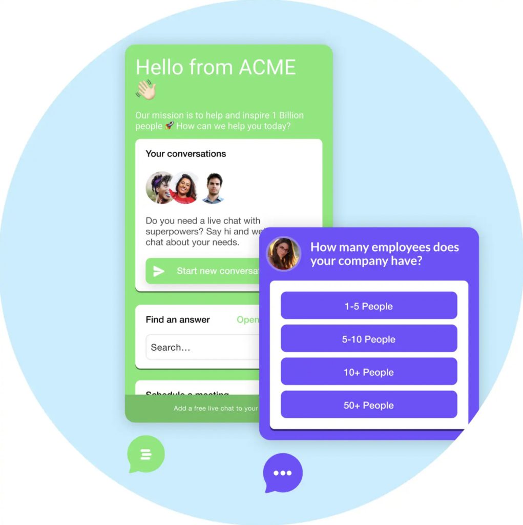 Customerly chat branding