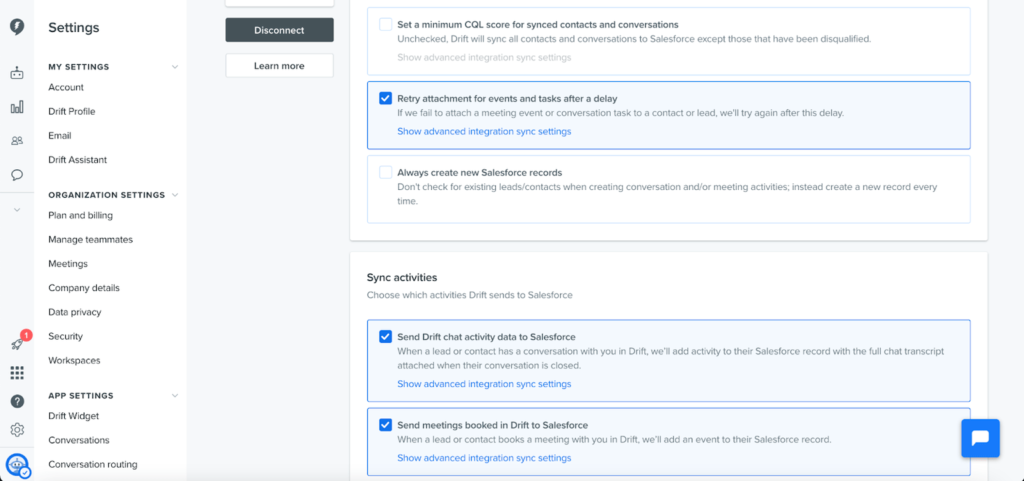 Drift, now Salesloft, helpdesk platform