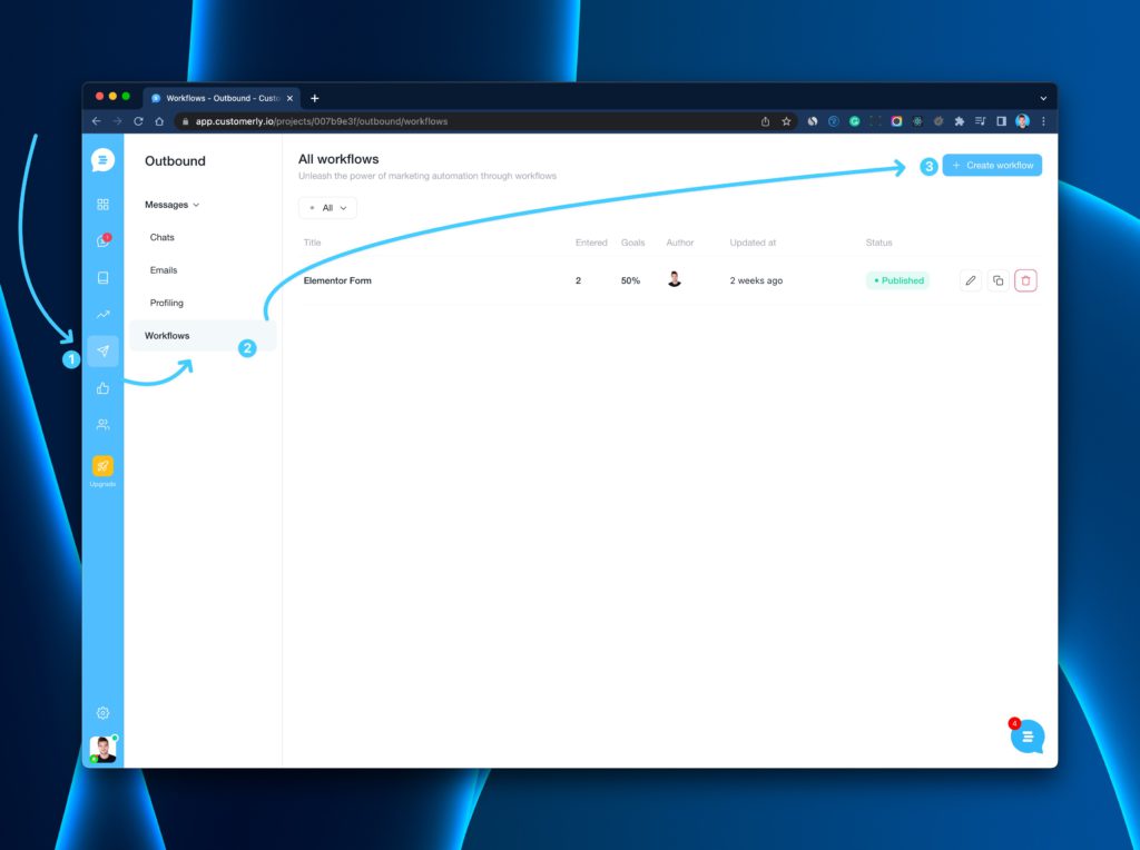 Google Tag Manager workflow