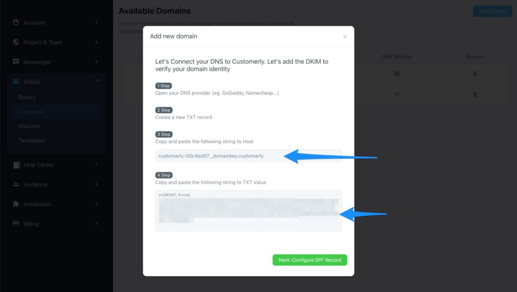 how to configure dkim and avoid spam and promotion folder
