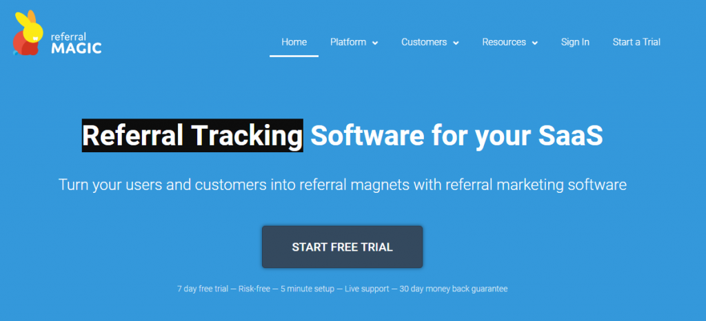 Referral marketing software for SaaS