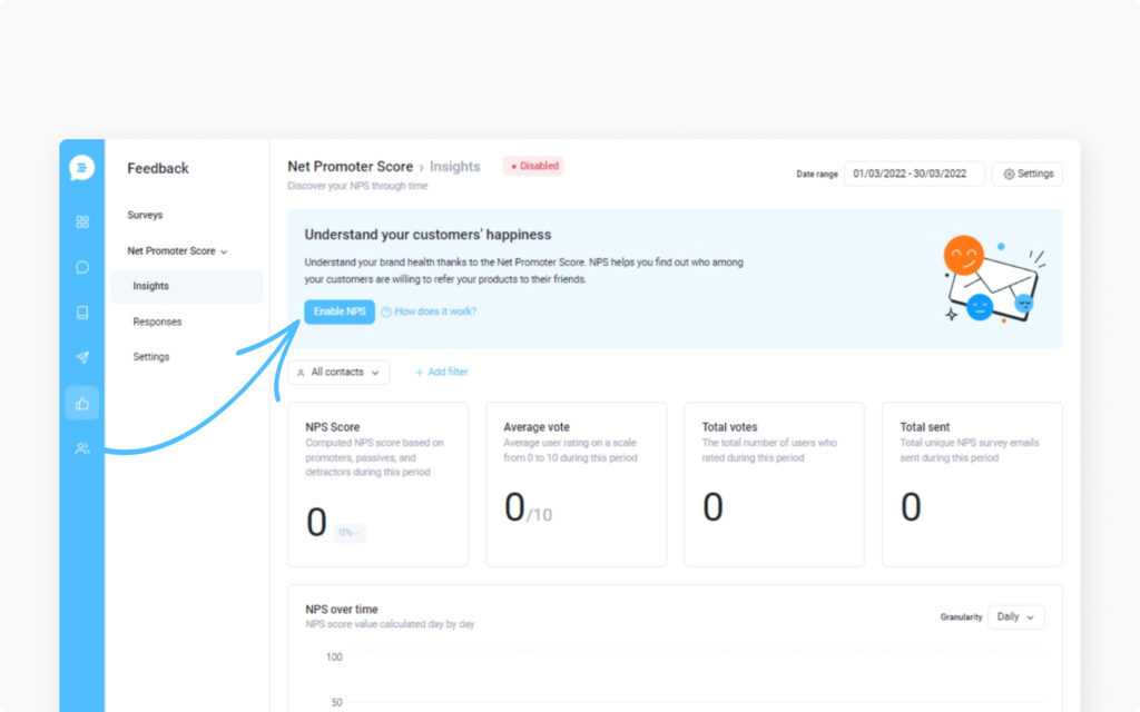 Enable Net Promoter Score