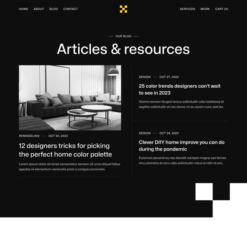 Contructify X - Blog V1 Page - Construction Webflow Template